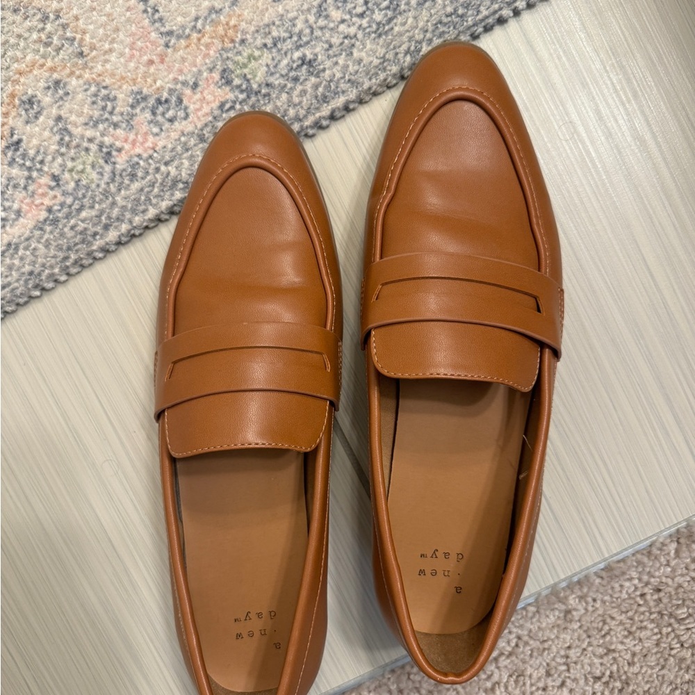 Brown Leather Loafers